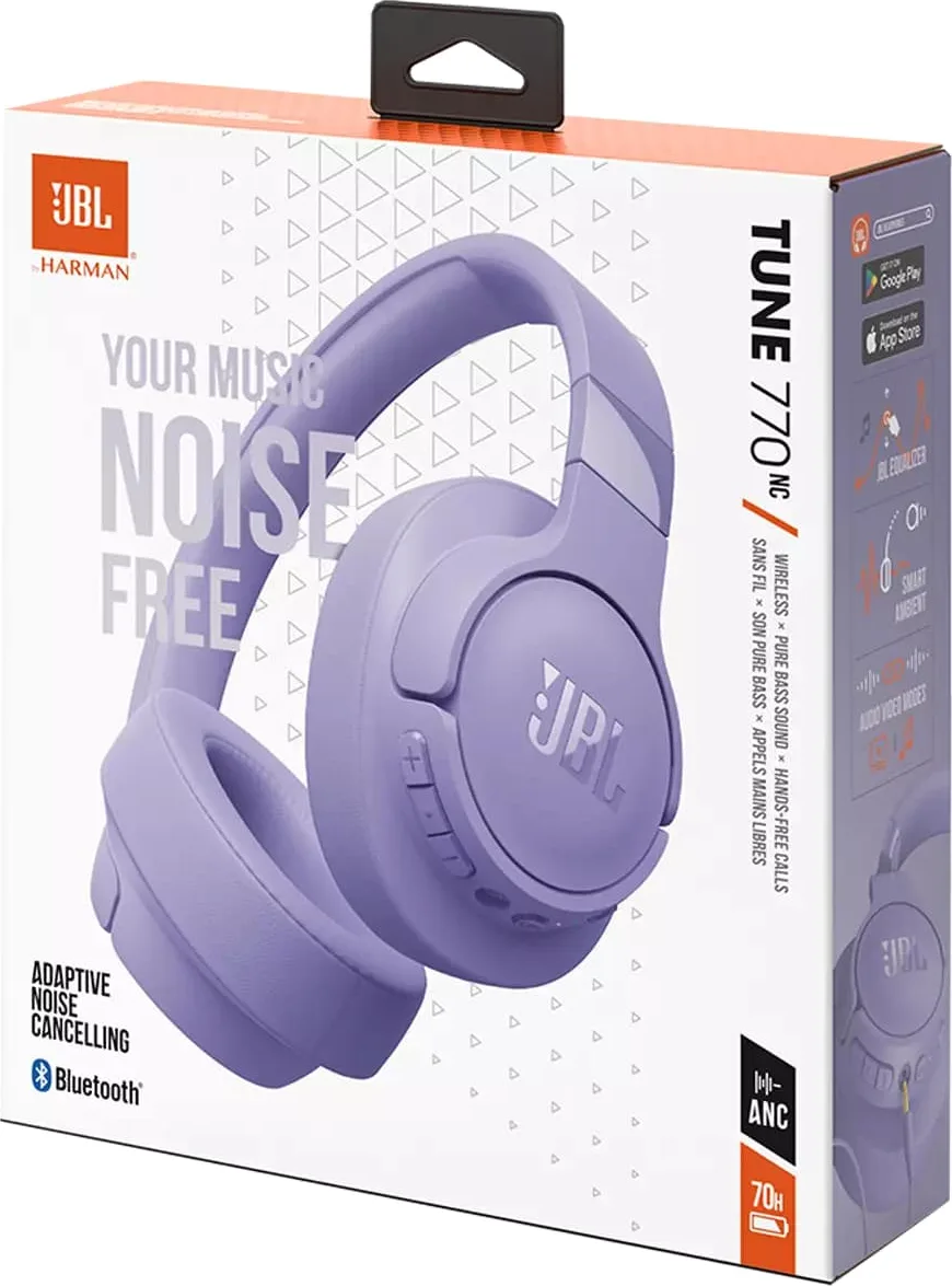 JBL Tune 770NC Violet Casques Bluetooth