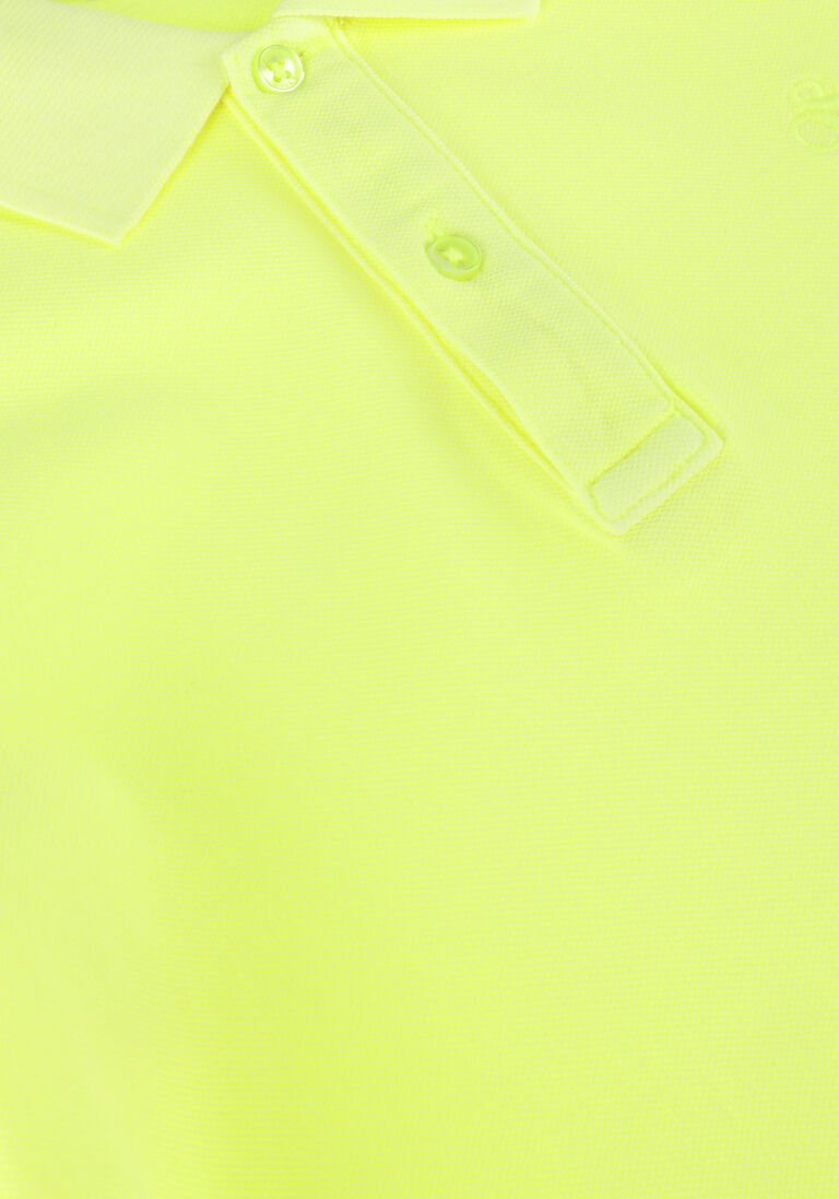 SCOTCH & SODA gele scotch & soda polo garment dyed short sleeved pique polo