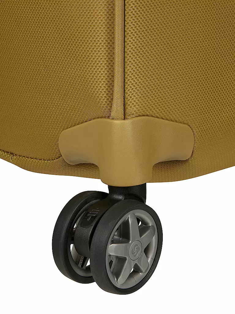 SAMSONITE Trolley  D'LITE SPINNER 71cm erweiterbar mustard yellow senf