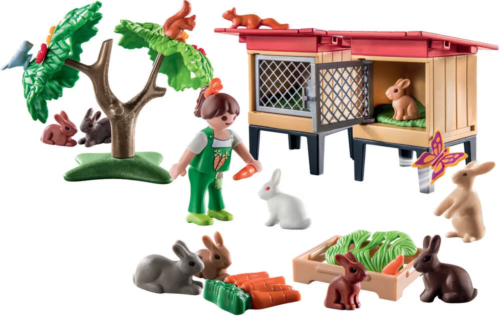 COUNTRY - ENFANT ET LAPINS - 71252