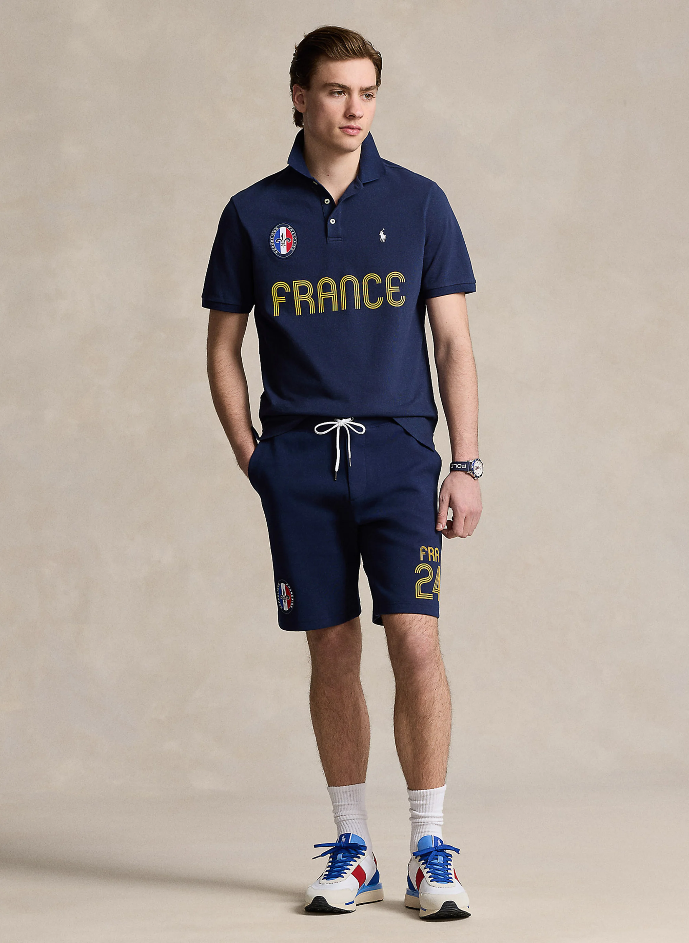 Polo regular-fit en coton | Bleu