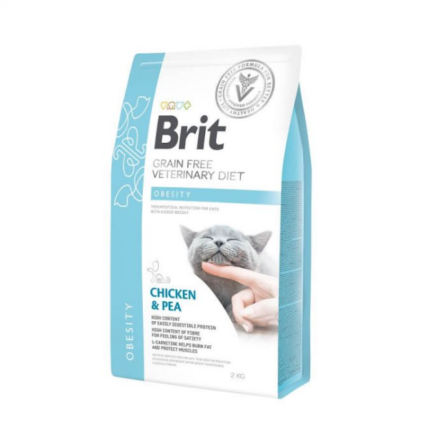 Brit Veterinary Diets Obesity Grain Free pour chat