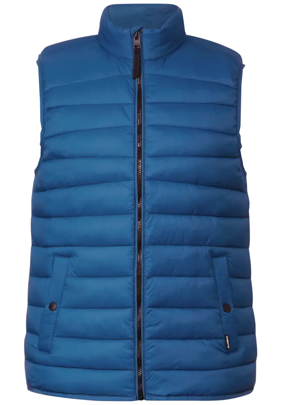 Leichte Steppweste - kite blue