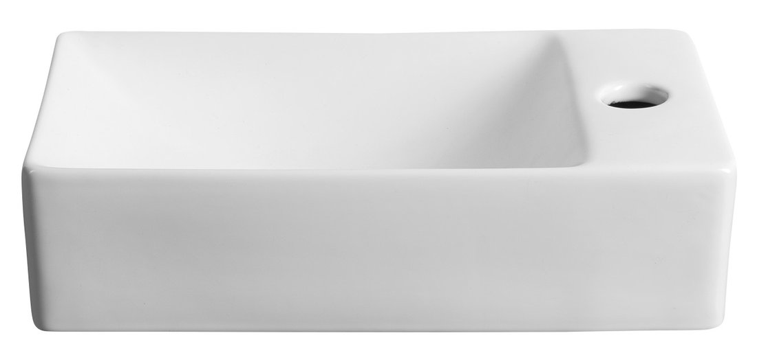 Sapho Margitha fontein rechts 38x22x10cm wit mat