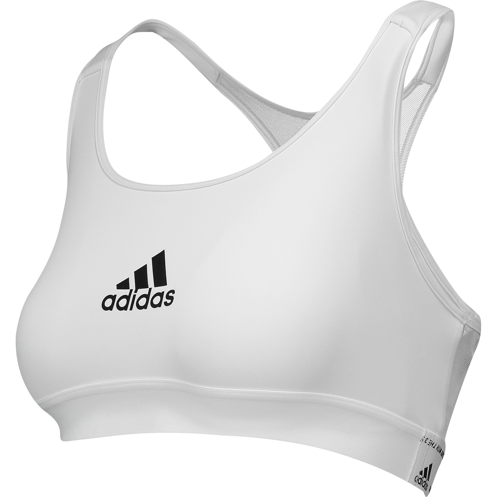 Adidas Damen-Bustier PWR MS Bra L, weiss
