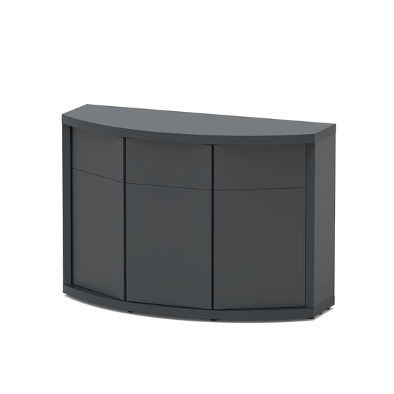 Meuble d'aquarium 3 portes Sublime Horizon Gris L.120,5xP.49xH.83cm