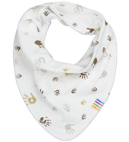 Joha Babylätzchen - Off White m. Print