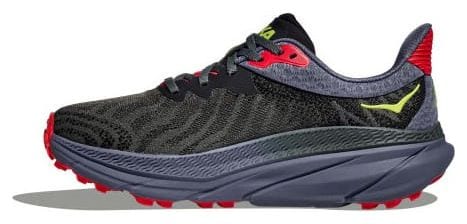 Chaussures Trail Hoka Challenger 7 Noir/Bleu/Rouge Femme