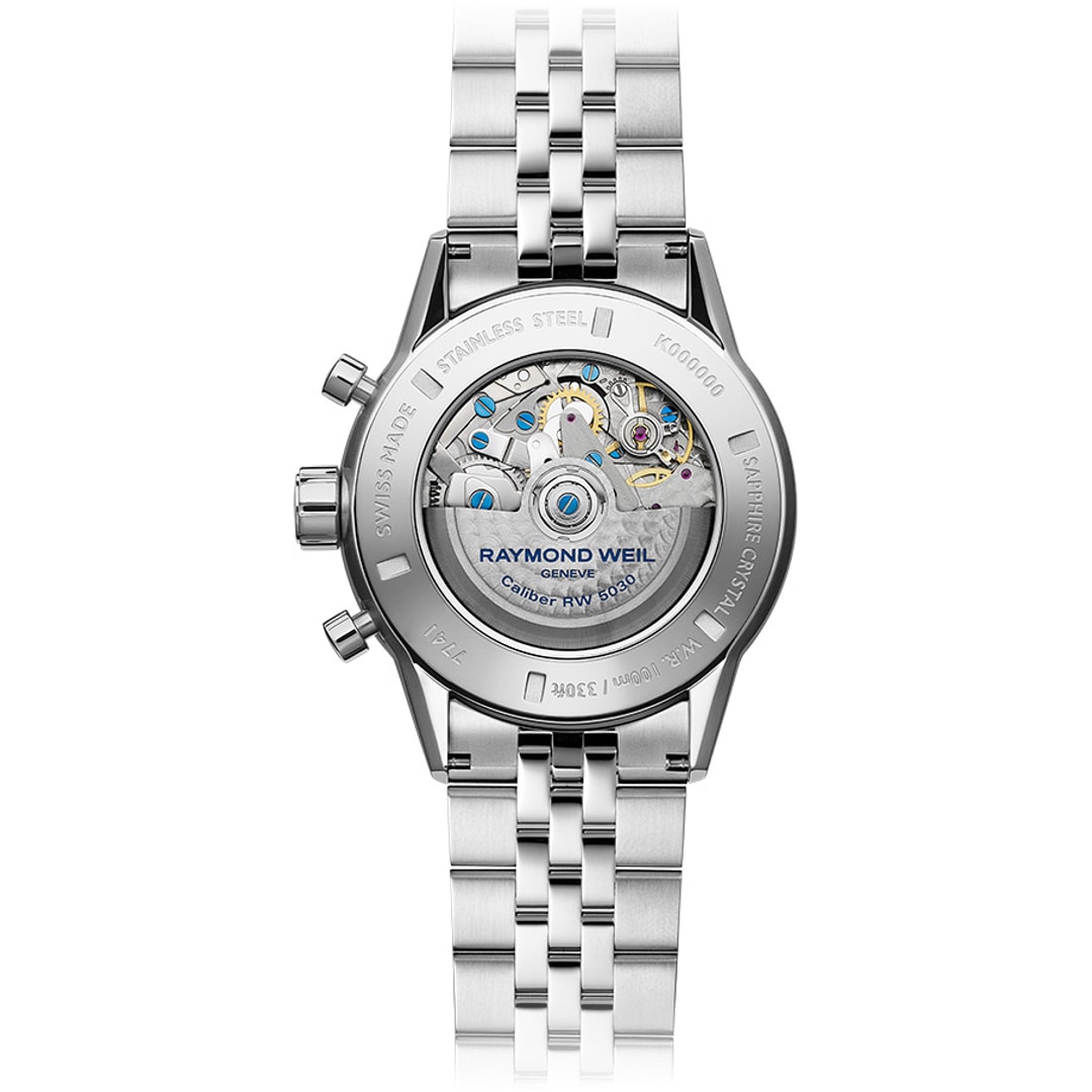 Raymond Weil Freelancer Automatik Chronograph Schwarz Ø 43mm