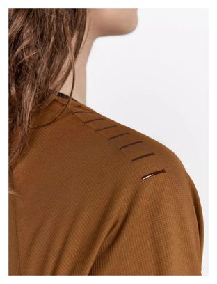 Maillot manches courtes CRAFT Pro Trail Femme Marron