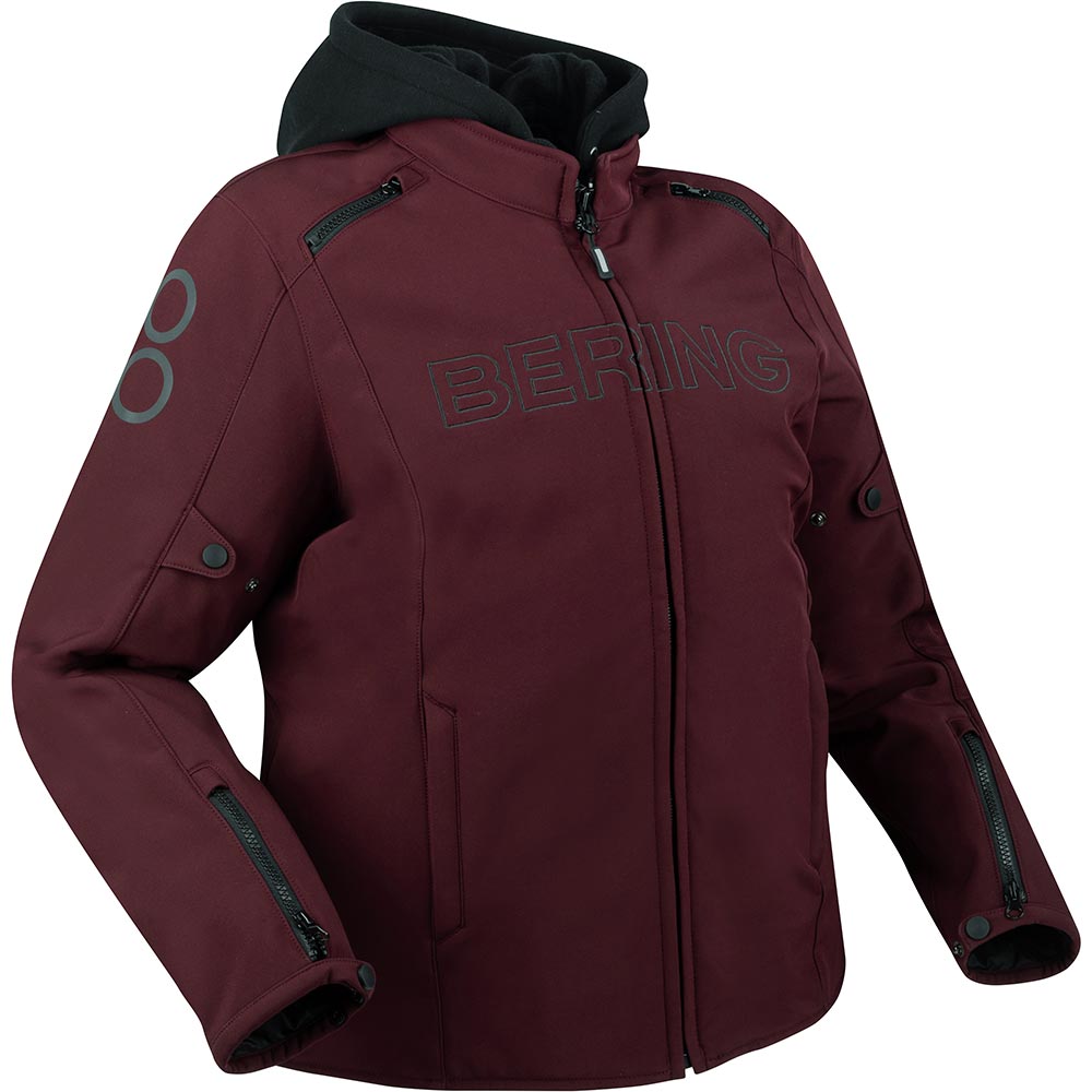 Bering - Blouson femme Lady Davis Queen Size - grande taille Bordeaux