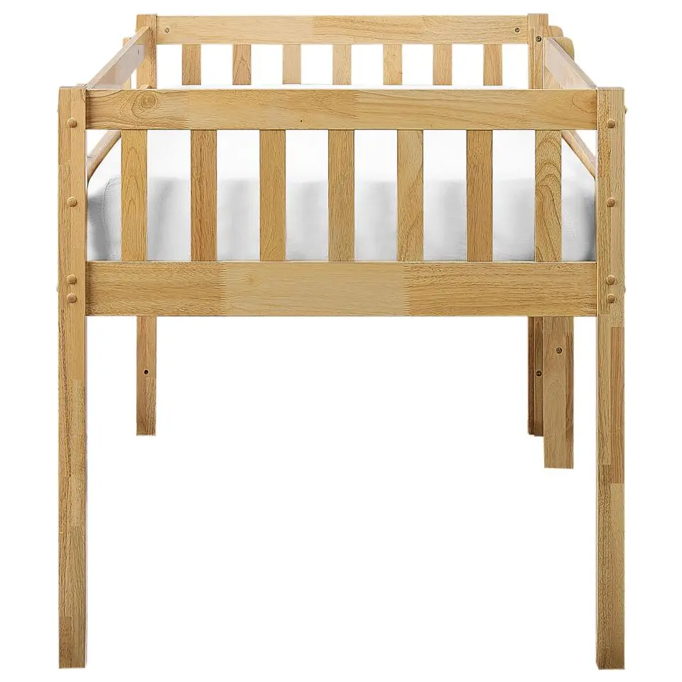 PEIPIN - Kinderbed - Lichtbruin - 90 x 200 cm - Hout