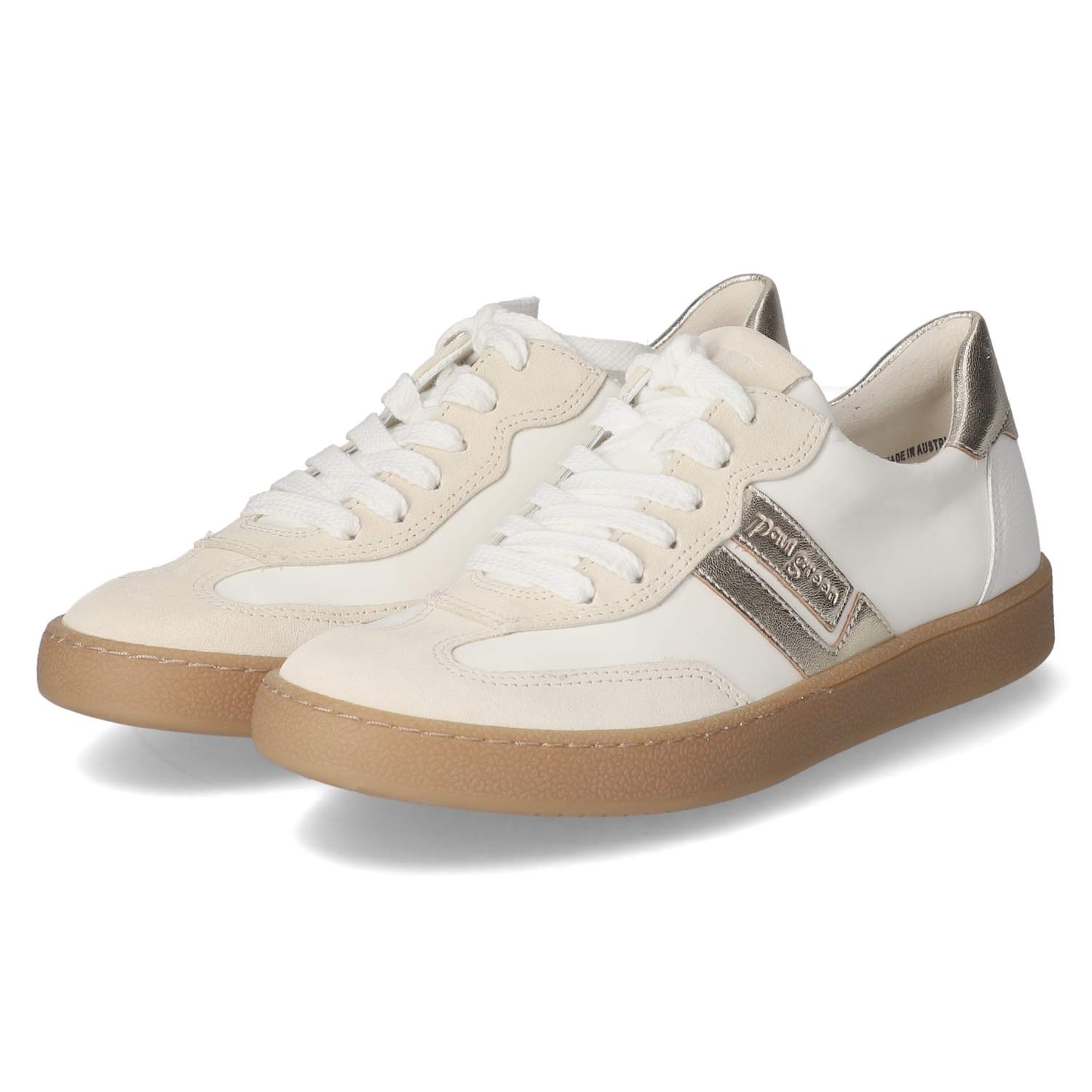Paul Green Low Sneaker - ivory/white
