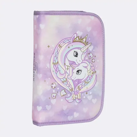 Beckmann Federmappe mit Inhalt, Unicorn Princess Purple