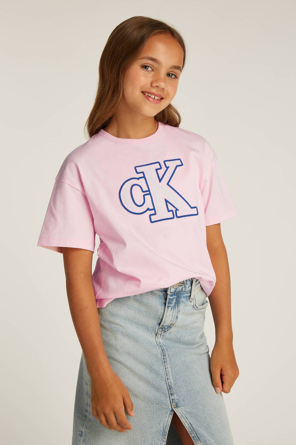 Calvin Klein t-shirt roze