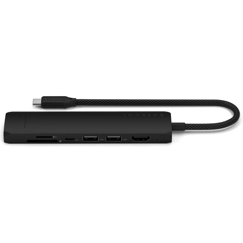 Satechi ST-P7SK hub & concentrateur USB Type-C 10000 Mbit/s Noir