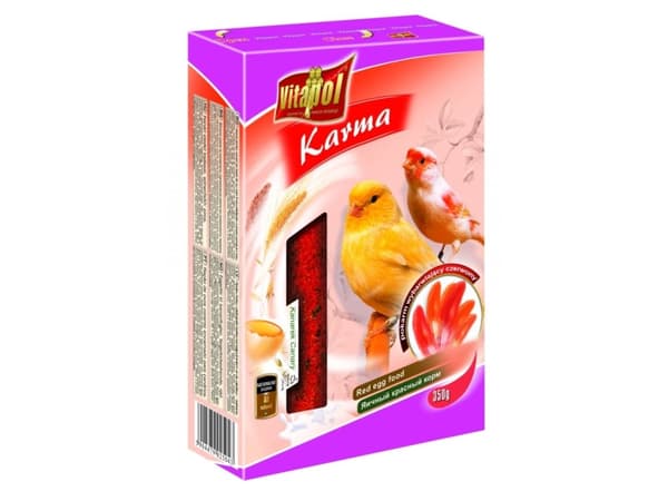 Vitapol zvp-2504, Frø, 350 g, Kanarifugler, Vitamin A, Vitamin B, Vitamin D, wheat flour, corn grits, glycerin, hulled sunflower seeds, niger seeds,