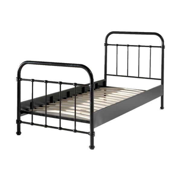 Vipack New York Bed Metaal Geel 90 x 200 cm