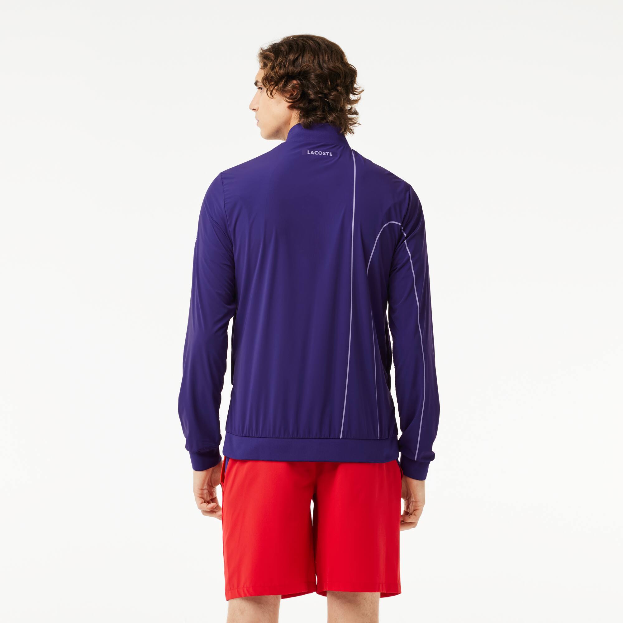Veste d'après match homme Lacoste SPORT x Novak Djokovic Manteaux & Vestes - Violet - Lacoste - Homme