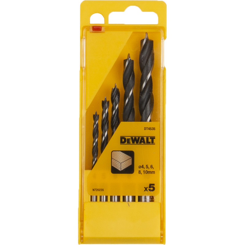 DeWALT DT4535-QZ houtspiraalborenset 5-delig