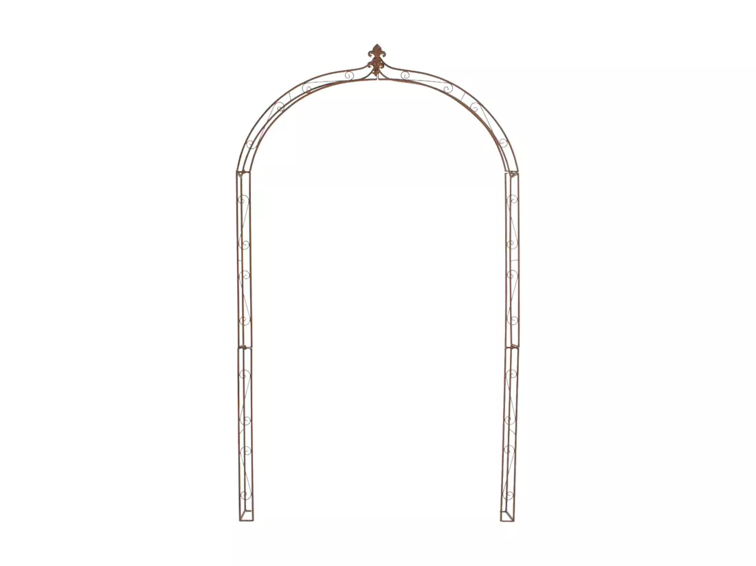 Arche à rosiers - Métal - Marron antique - Anna