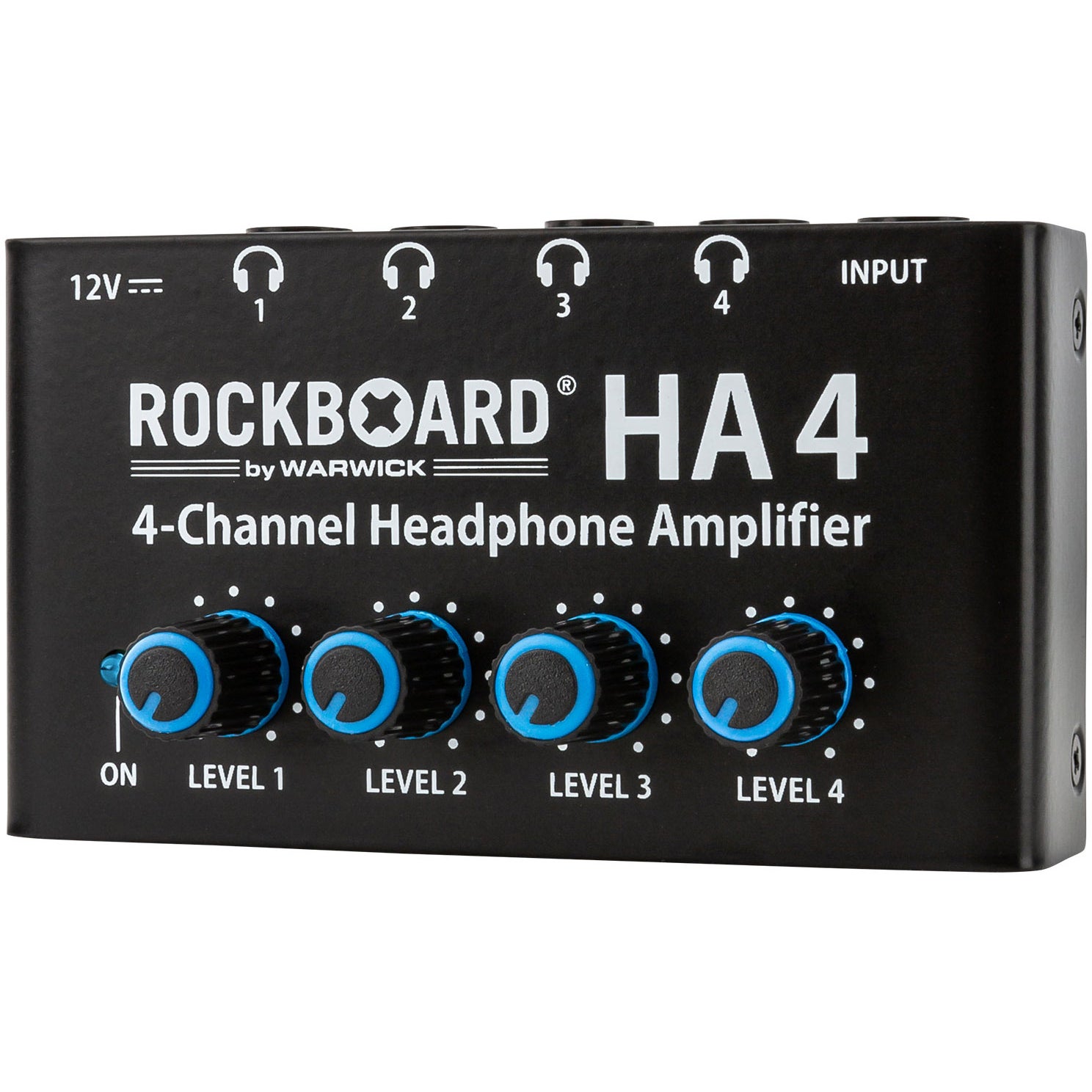 RockBoard HA 4 4-kanaals hoofdtelefoonversterker