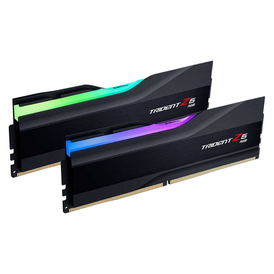 G.Skill Trident Z5 RGB 32 Go (2 x 16 Go) DDR5 7600 MHz CL36 - Noir