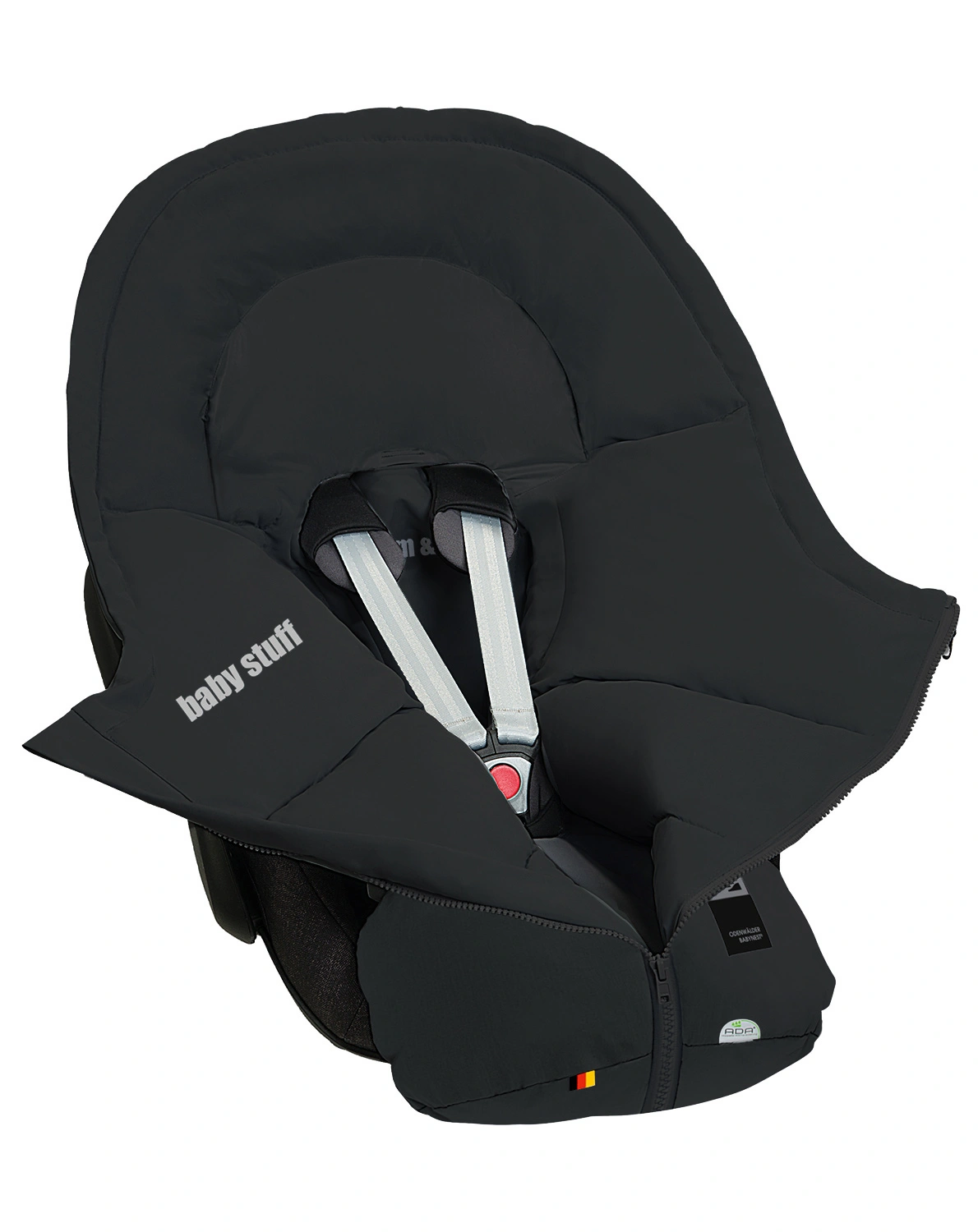 Fußsack MILO (81cm) in schwarz