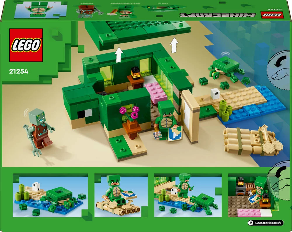 LEGO®MINECRAFT™ 21254 - LA MAISON DE LA PLAGE DE LA TORTUE