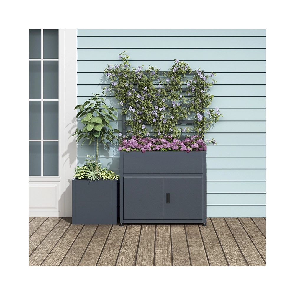 Holmberg Hochbeet mit Staufächer 1055 x 508 x 851mm