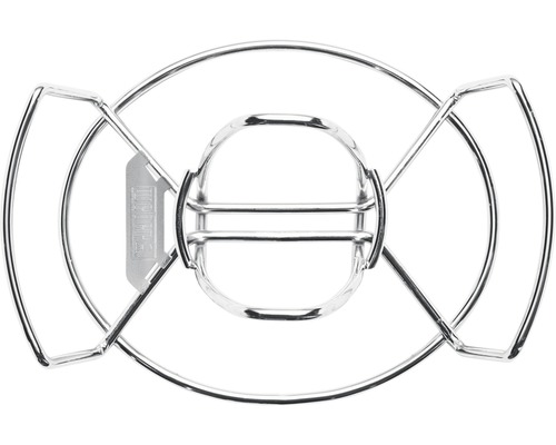 Weber Poultry Holder Kipbraadpan Kipgrill Staal Zilver voor alle houtskoolgrills vanaf 57 cm Ø en gasgrills van Weber® Q™ 300