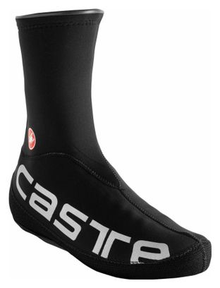 Couvre-chaussures Castelli Diluvio UL Noir / Silver Reflex