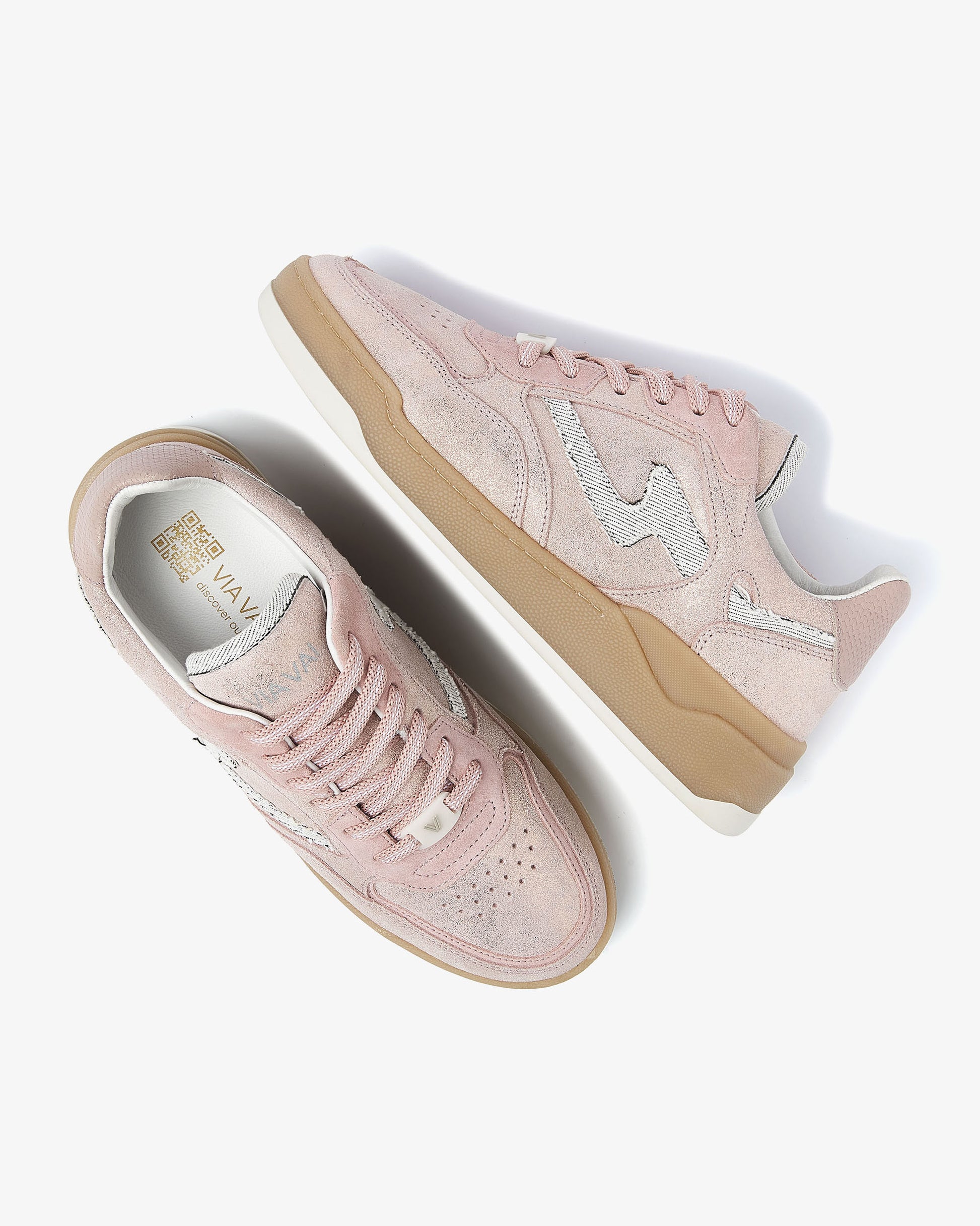 VIA VAI roze dames sneakers Sam Levi