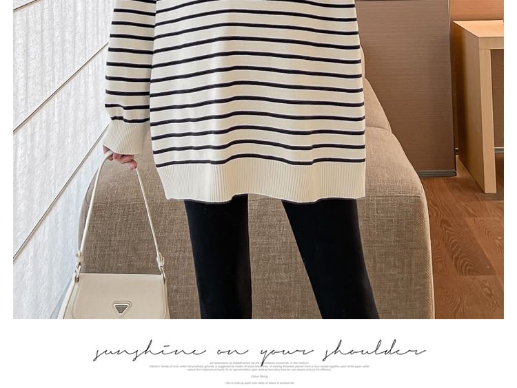 NEUF - Zwangerschapsgestreepte oversized hoodie