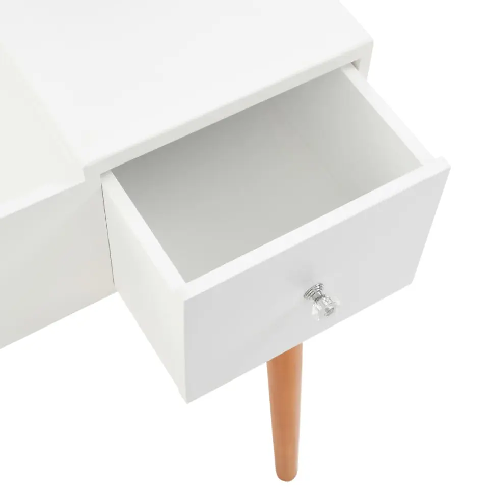vidaXL - Kaptafel - Wit - MDF
