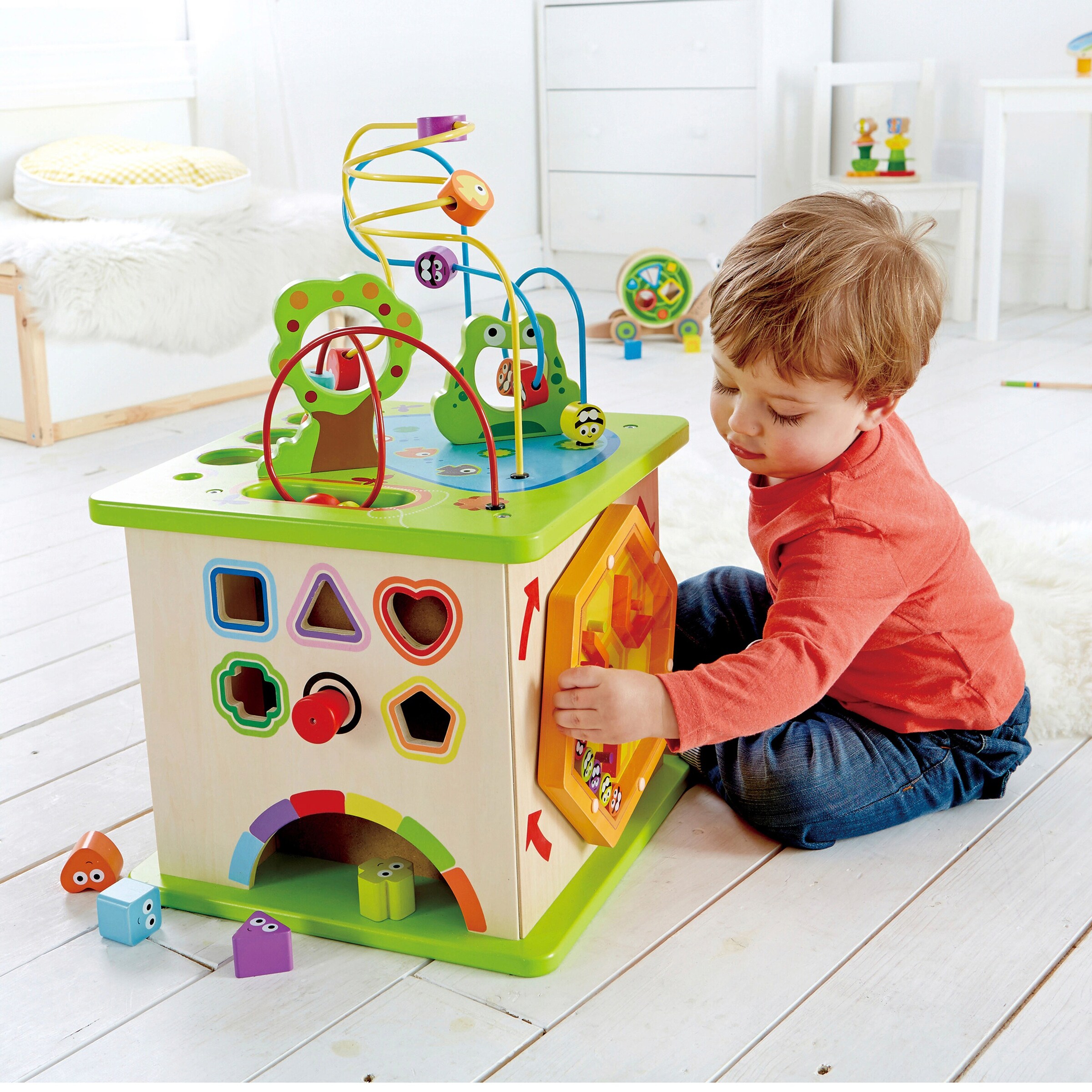 Hape Motorikwürfel kleine Tierchen