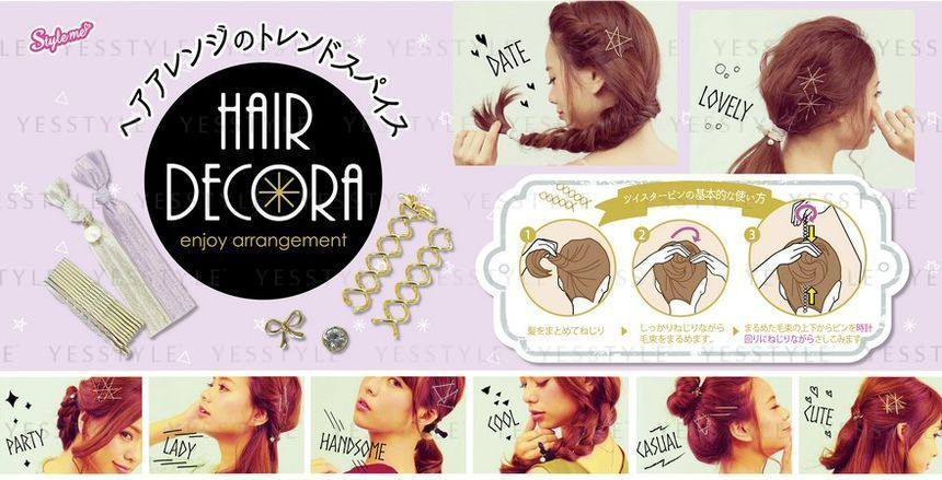 LUCKY TRENDY - Haarstijl Mode Pin Set