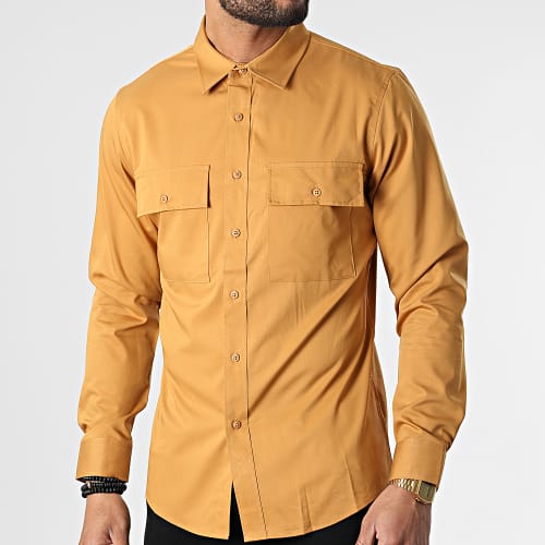 Chemise Manches Longues J529 Camel