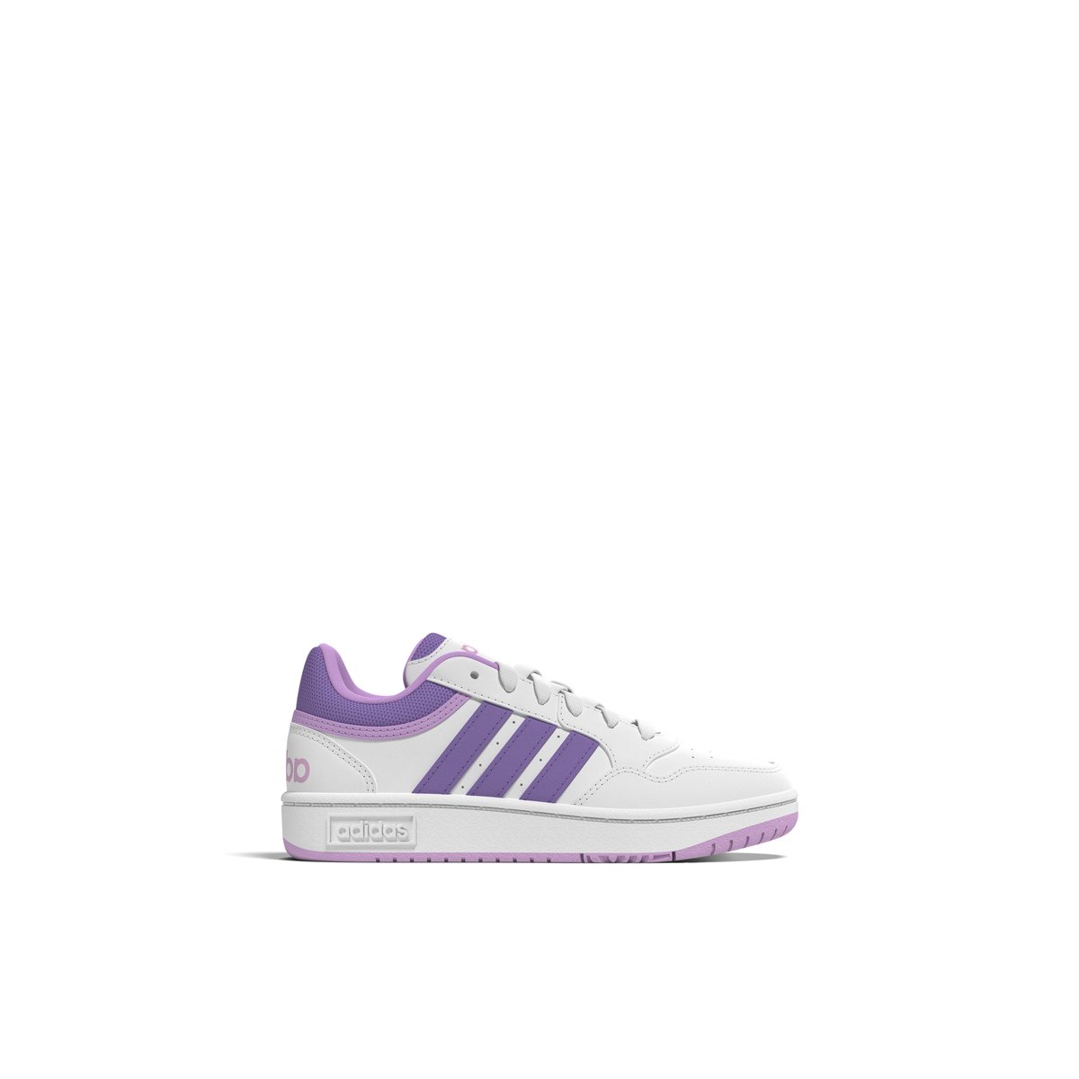 ADIDAS-Hoopslo3l-jg-Baskets de basketball - Talon plat - Violet Clair