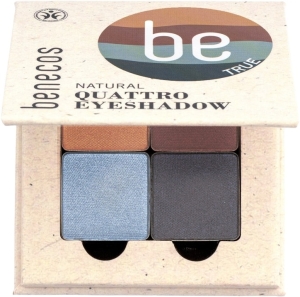Benecos Quattro Eyeshadow true blue, 4.8 g