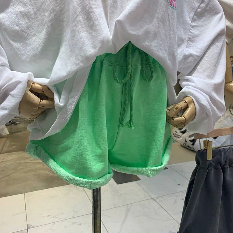 Everose - Shorts met wijde pijpen en trekkoord