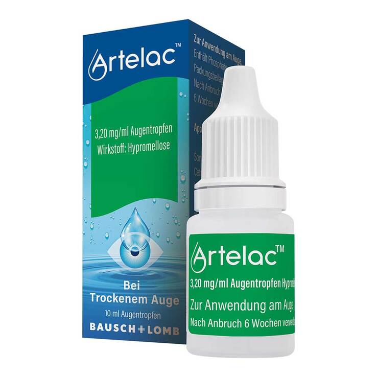 Artelac Augentropfen, Tränenersatzmittel, 10 ml