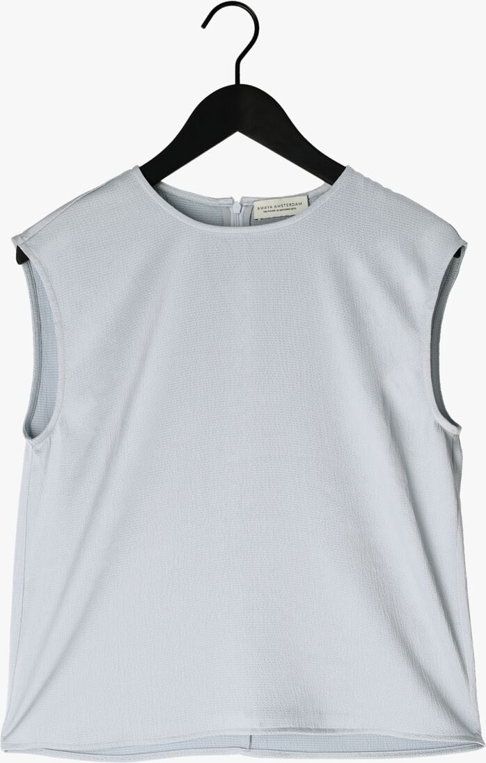 lichtblauwe amaya amsterdam top fleur