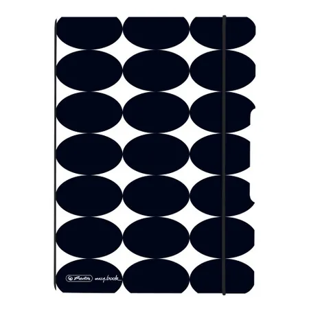 Herlitz Notizheft flex A5, 40 Blatt, punktiert Just Black, my.book