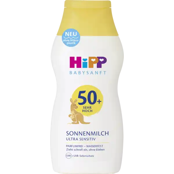 Babysanft Sonnenmilch LSF 50+ sehr hoch
