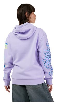 Sweat à Capuche Femme Fox Hello Future Violet