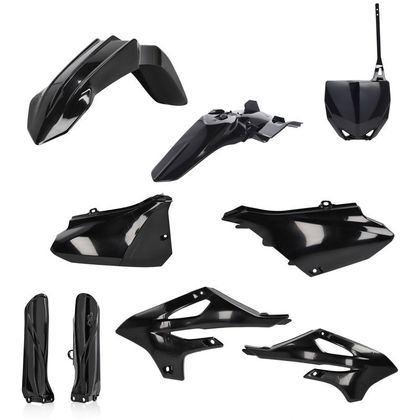 Kit plastiques Acerbis Full couleur noir - Noir