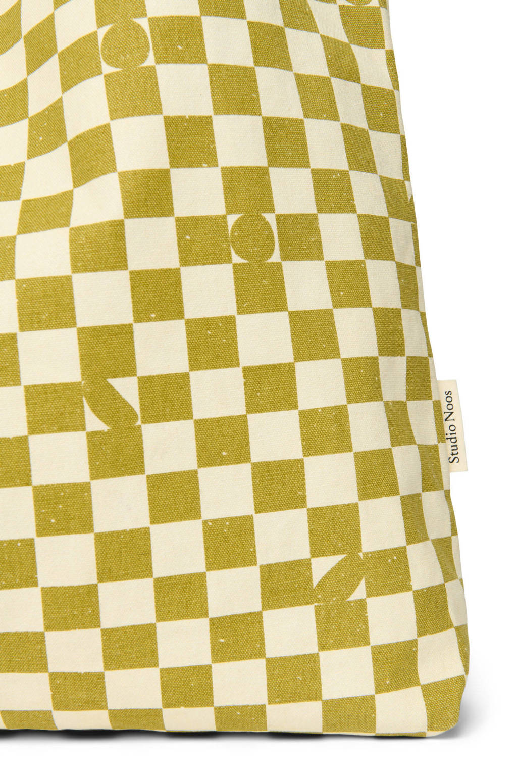 luiertas Checkerboard groen/ecru