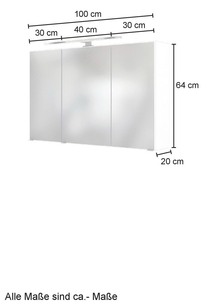 XORA Spiegelschrank PIENZA