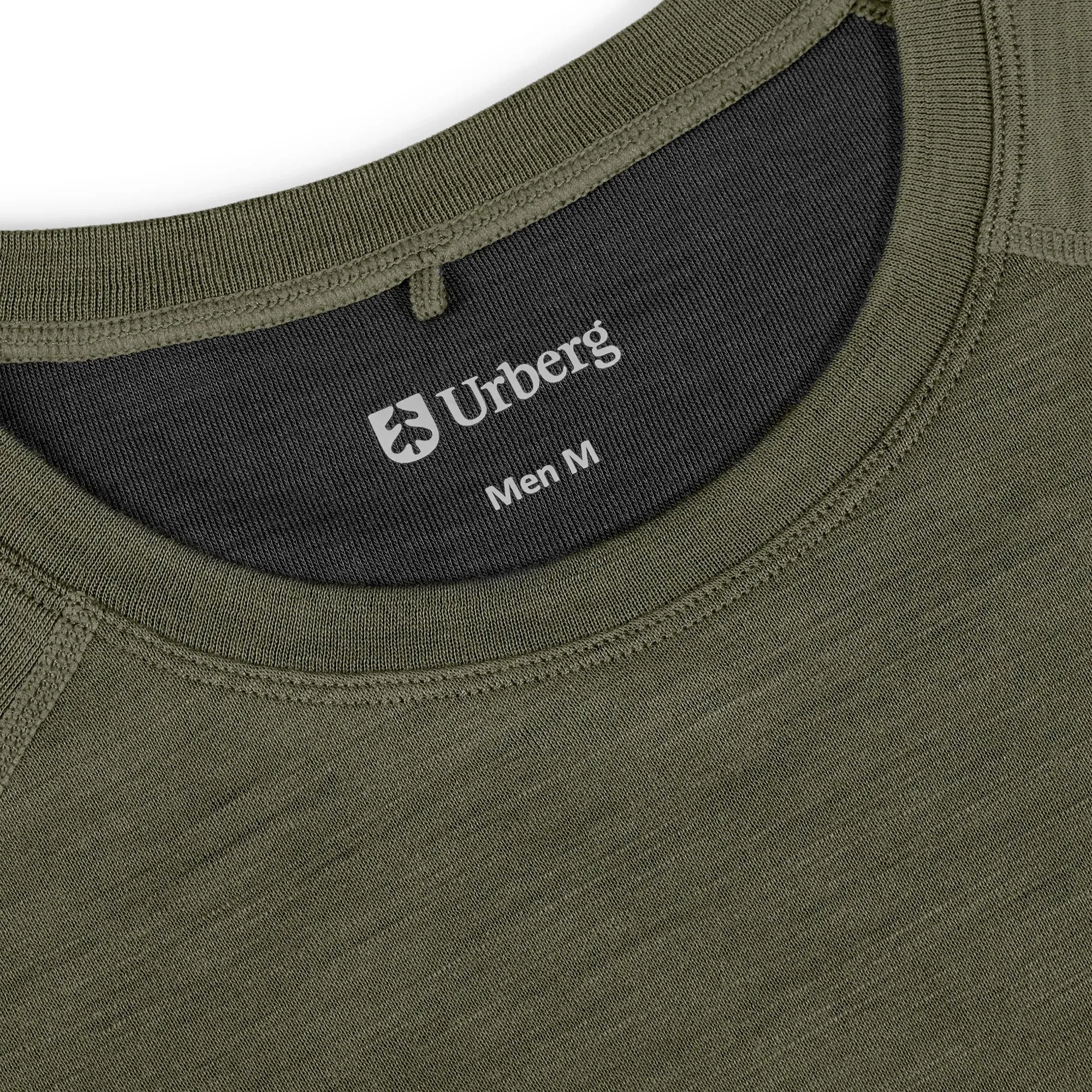 Urberg Merino-Bamboo Base Layer Top Men Deep Lichen Green